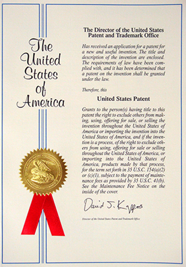商標登録証・特許